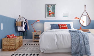 圣彼得堡105㎡現代住宅設計 融合功能與美學的居住空間